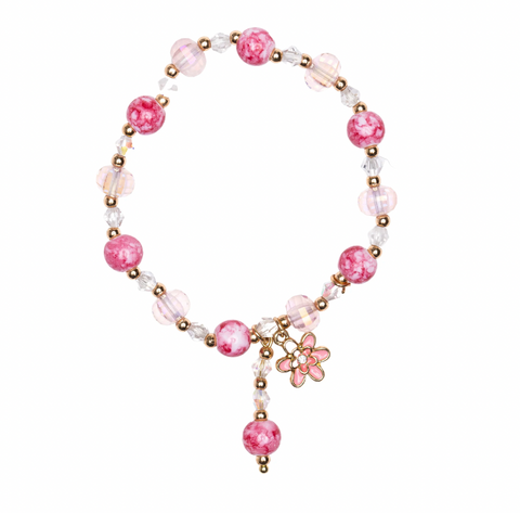 Boutique Pink Crystal Bracelet Assortment