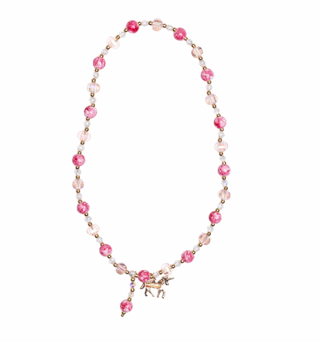 Boutique Pink Crystal Necklace Assortment