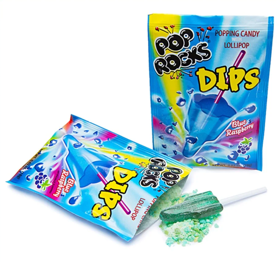 Pop Rocks Dips Blue Raspberry