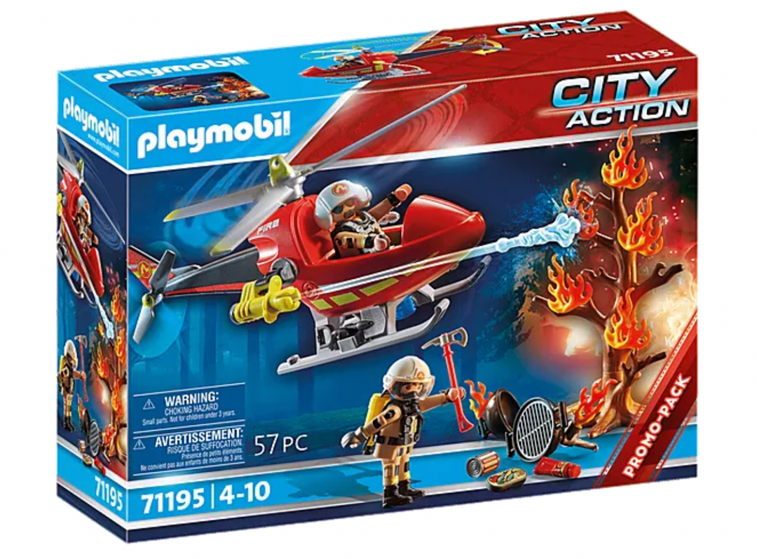 Playmobil City Action Fire Rescue Helicopter
