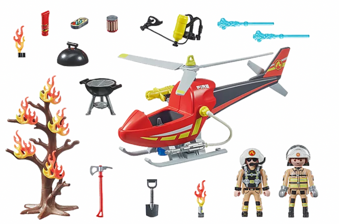 Playmobil City Action Fire Rescue Helicopter