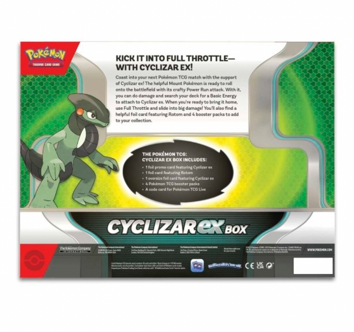 Pokémon Cyclizar ex Box