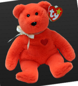 TY Beanie Baby Original - Valentino II 6" Plush