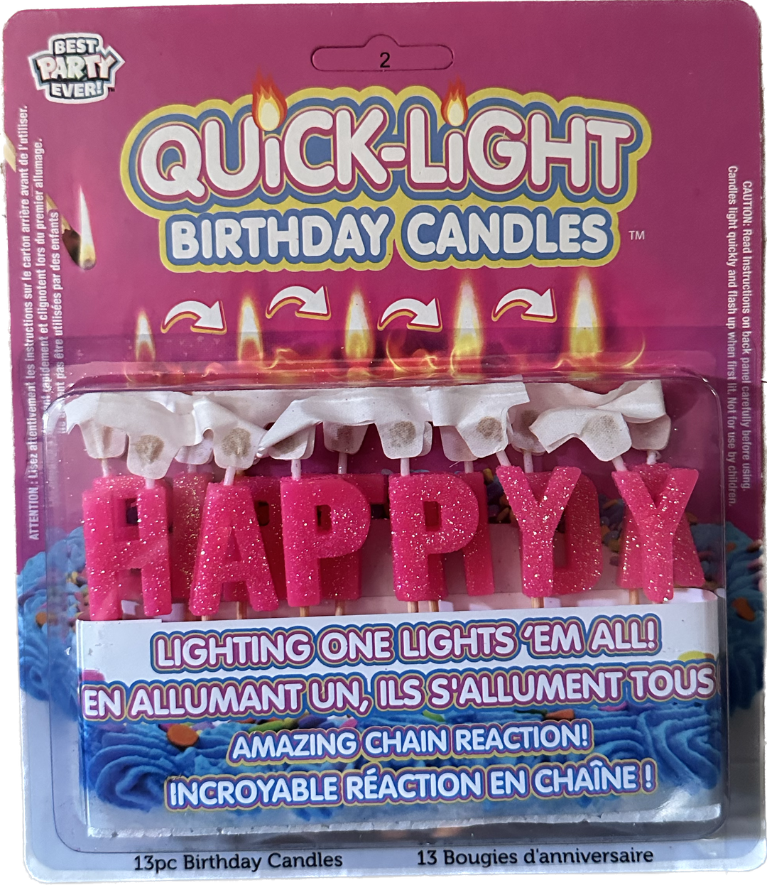 Quick-Light Birthday Candles