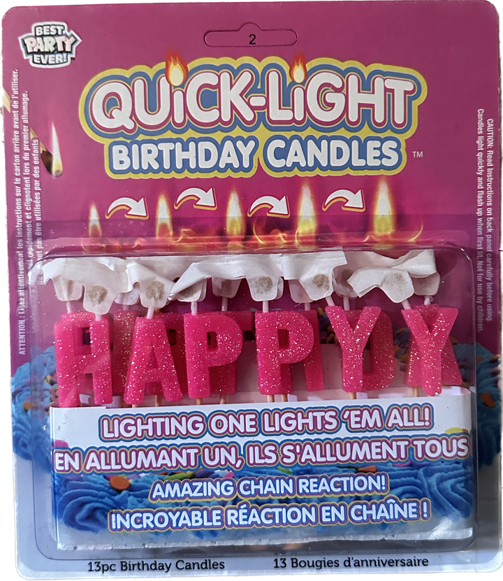 Quick-Light Birthday Candles