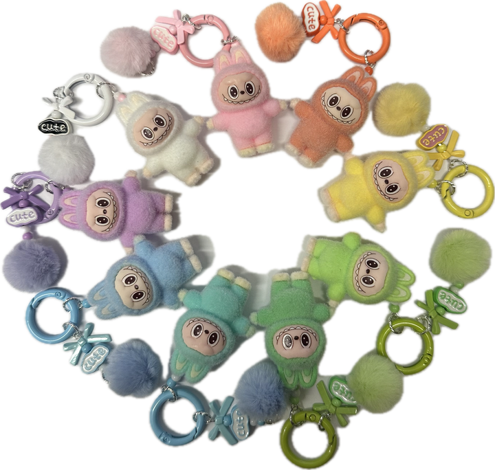 Little Monster Fuzzy Keychain Assortment