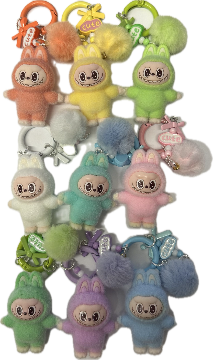 Little Monster Fuzzy Keychain Assortment