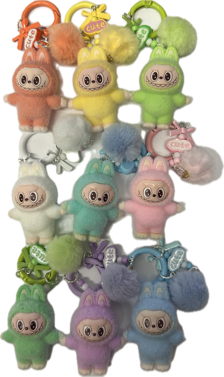 Little Monster Fuzzy Keychain Assortment