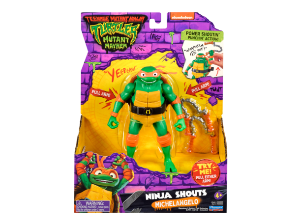 Teenage Mutant Ninja Turtles - Ninja Shouts Michelangelo Action Figure