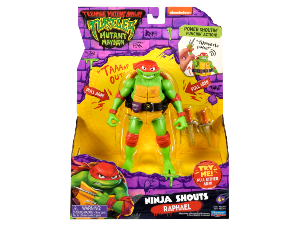 Teenage Mutant Ninja Turtles - Ninja Shouts Raphael Action Figure