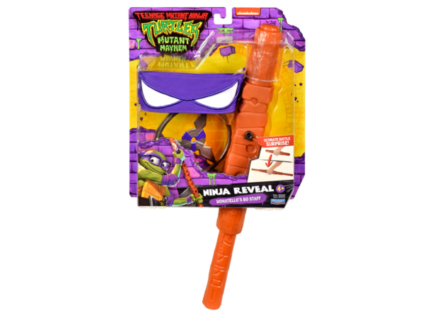 Teenage Mutant Ninja Turtles - Ninja Reveal Donatello's Bo Staff Roleplay Set