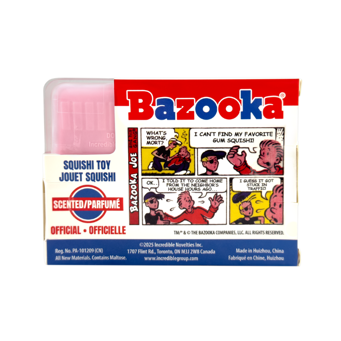 Bazooka Gum Scented Squishi Toy