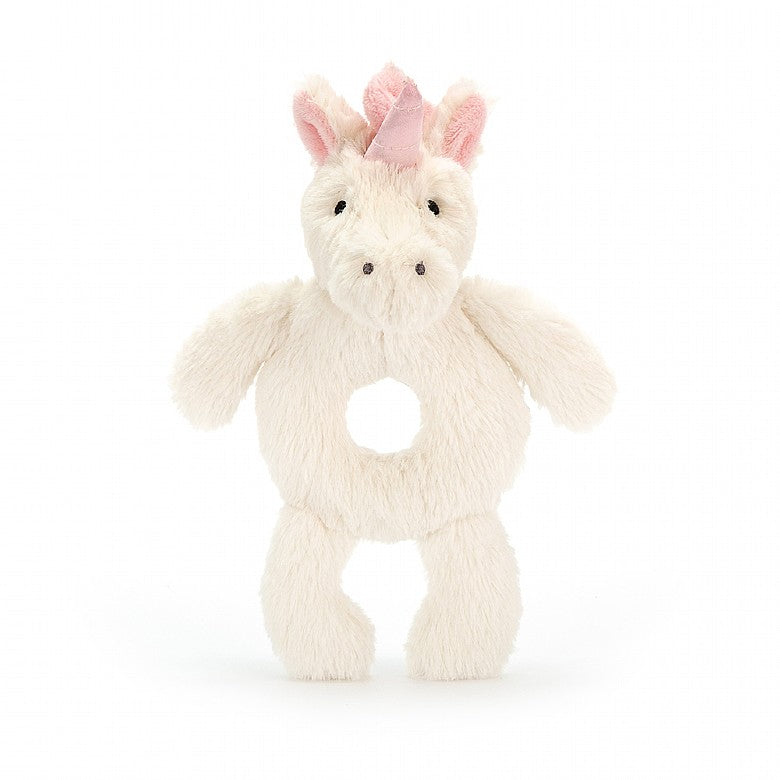 Jellycat Bashful Unicorn Ring Rattle