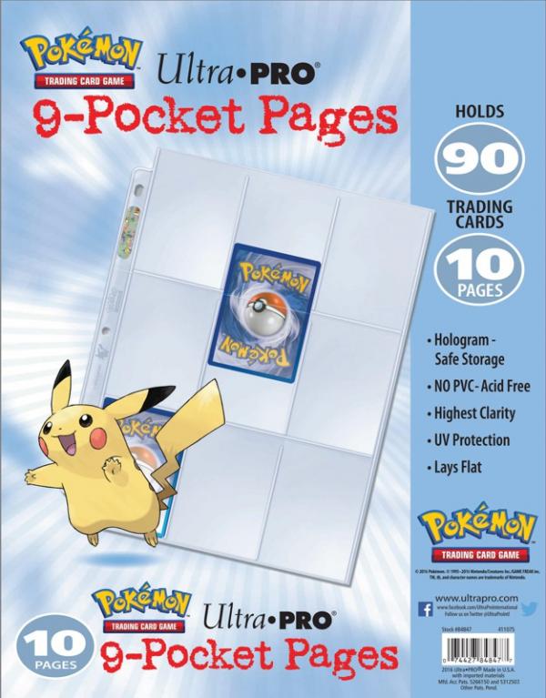 Pokémon 9 Pocket Pages 10 Pack