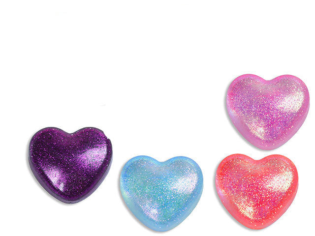 Squishy Glitter Gummy Heart