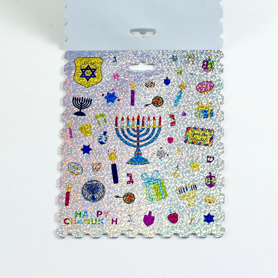 Chanukah Prismatic Sticker Book