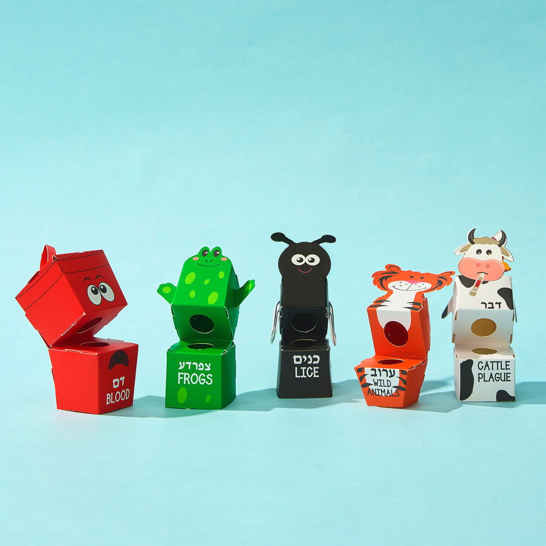 Ten Plagues 3D Finger Puppet Kit