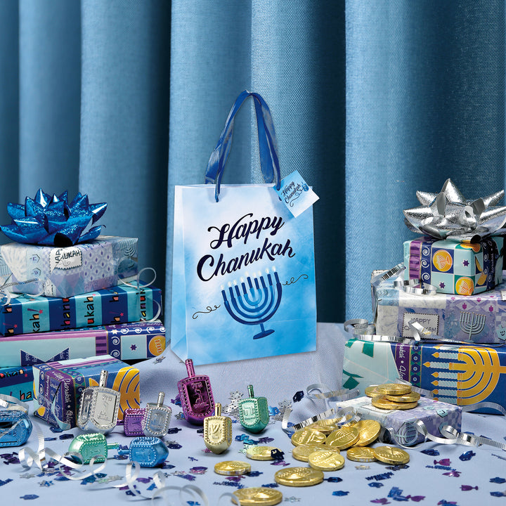 Chanukah Gelt Milk Chocolate Coins Party Bag