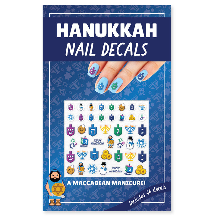Chanukah Nail Decals