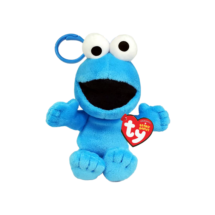Ty Cookie Monster Sesame Street 5" Plush Clip
