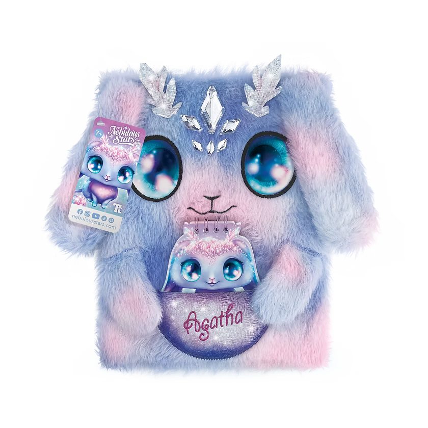 Nebulous Stars Large Fuzzy Notebook- Agatha
