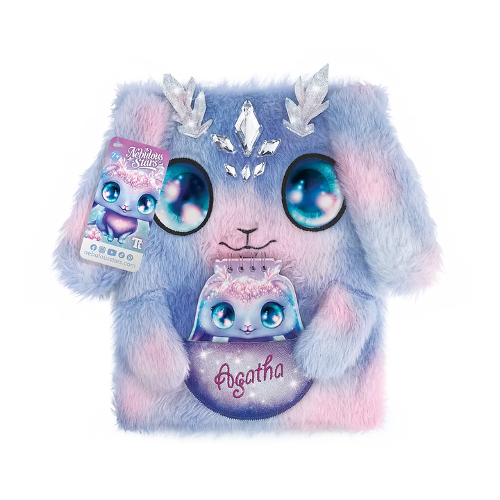 Nebulous Stars Large Fuzzy Notebook- Agatha