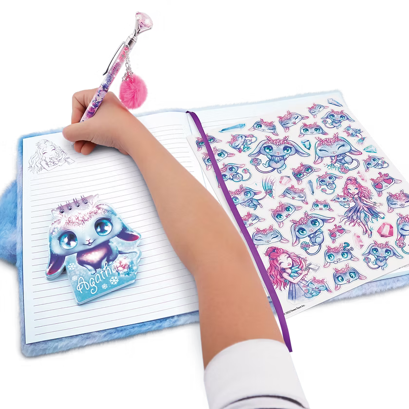 Nebulous Stars Large Fuzzy Notebook- Agatha