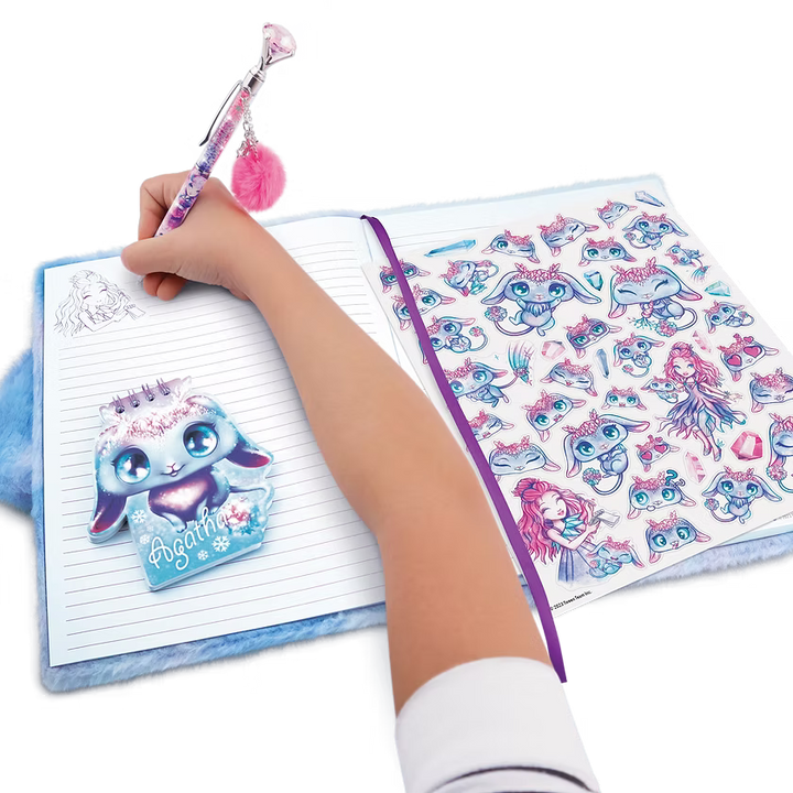 Nebulous Stars Large Fuzzy Notebook- Agatha