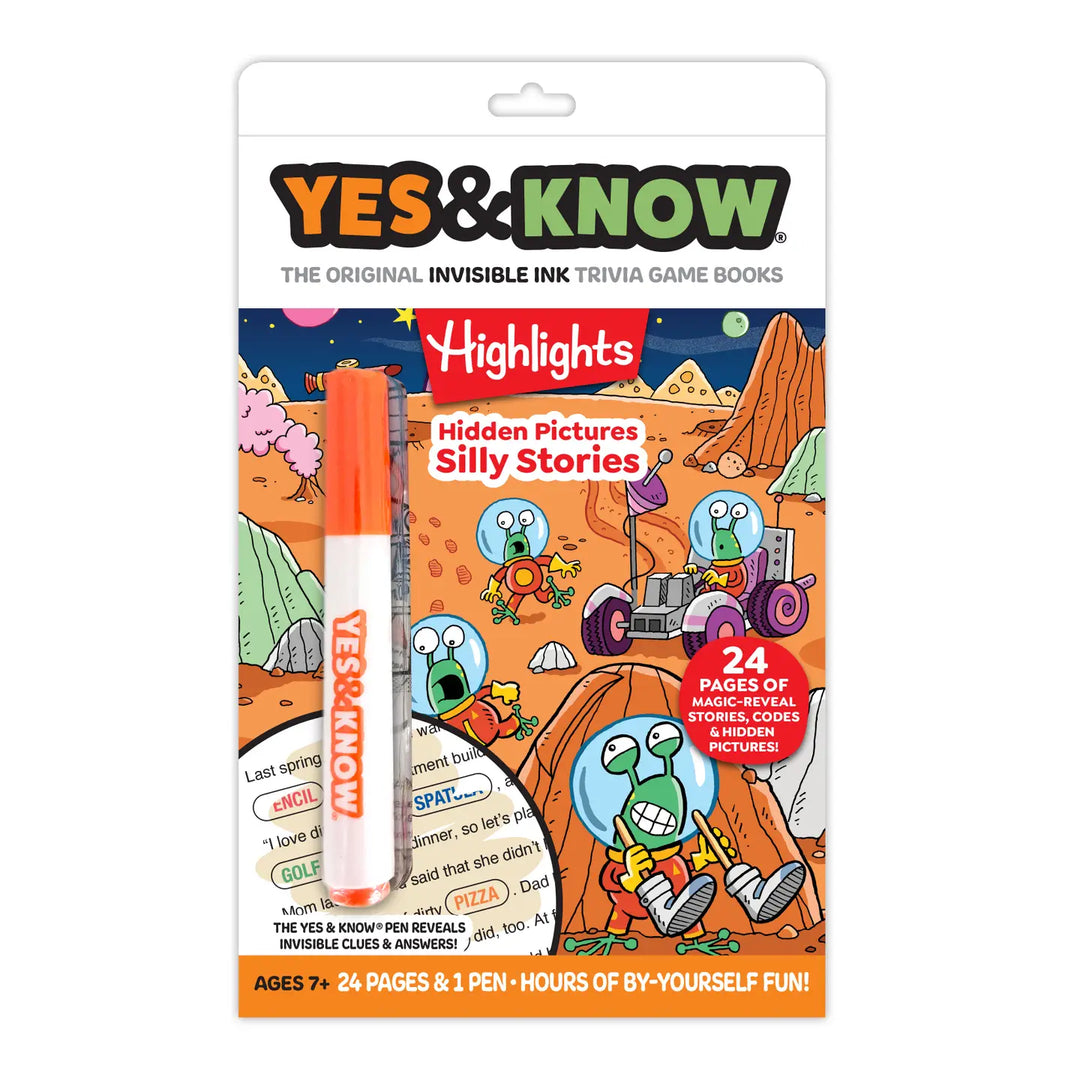 The Original Yes &amp; Know® Silly Stories Invisible Ink Book