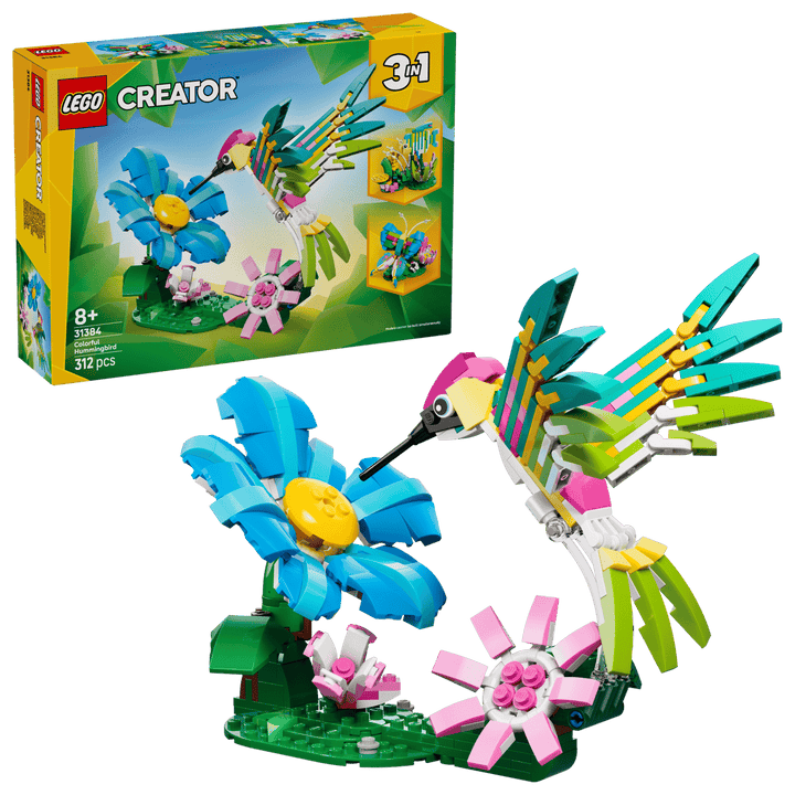 LEGO® Creator 3 in 1 Wild Animals: Colorful Hummingbird