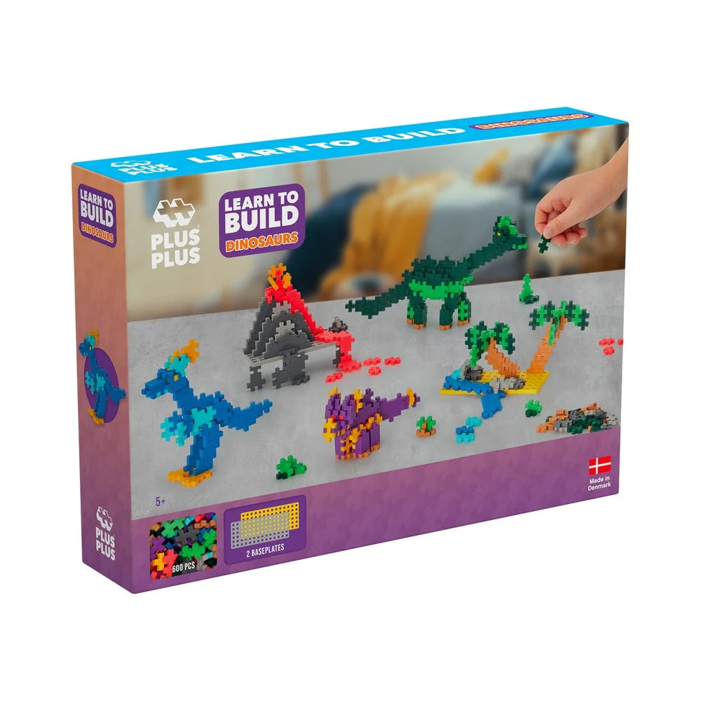 Plus-Plus Learn To Build Dinoaures 600pc