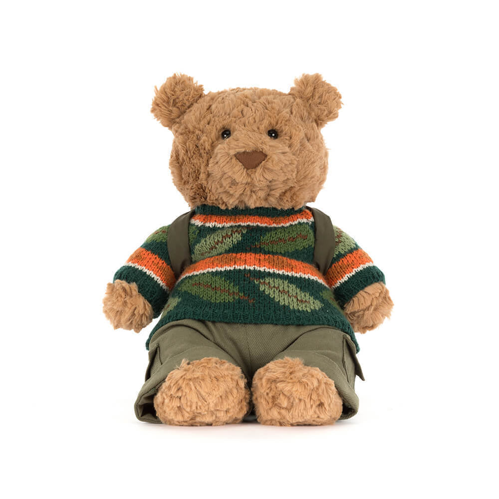 Jellycat Bartholomew Bear Hiking Outfit - LIMIT OF ONE PER CUSTOMER