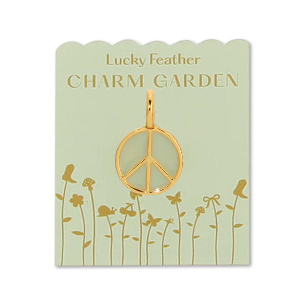 Charm Garden - Peace Charm - Gold