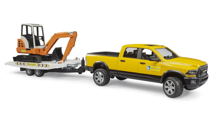 Bruder RAM Rental Service with Mini-Excavator