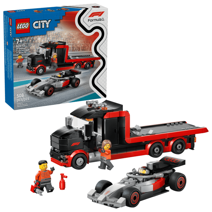 LEGO® City F1® Display Truck with Audi F1® Race Car