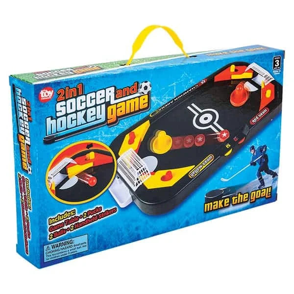 Tabletop 2 In 1 Hockey &amp; Soccer Game