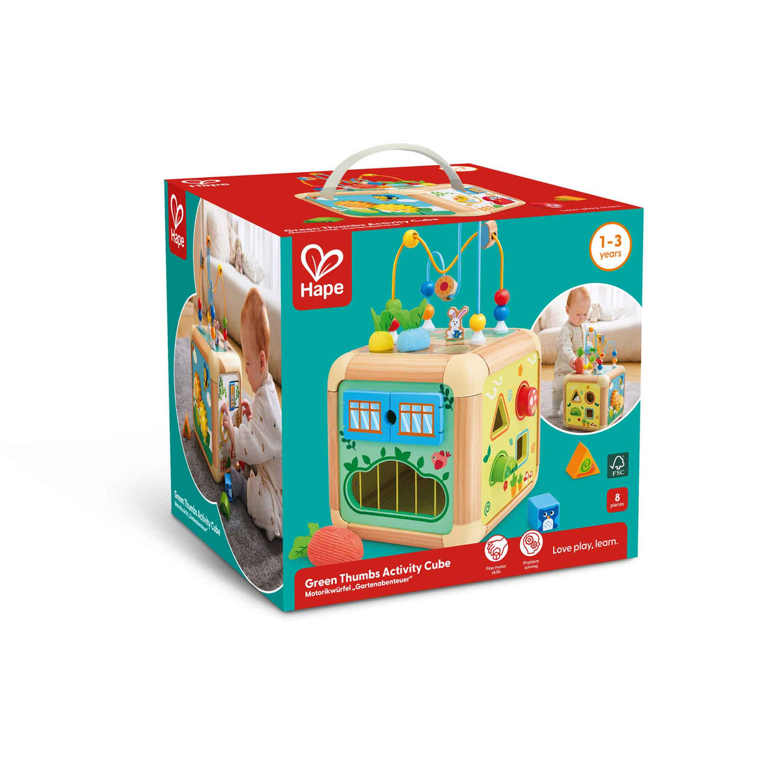Hape Green Thumbs Activity Cube