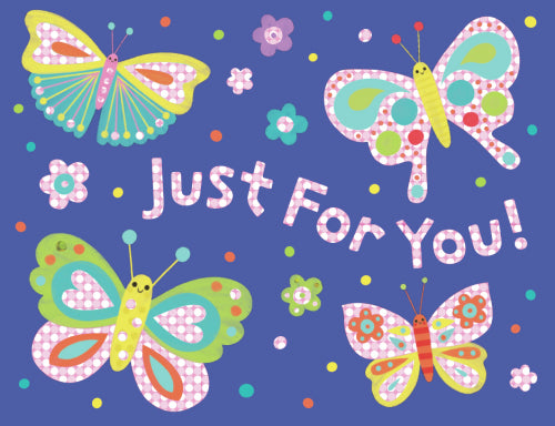 Butterfly Pattern Enclosure Card