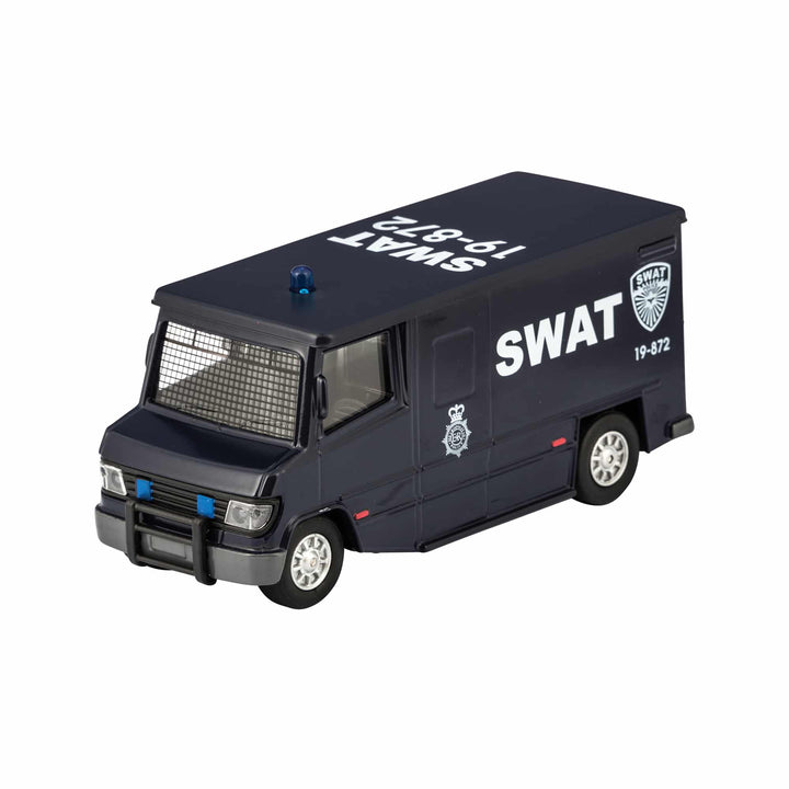 Die Cast 55′ SWAT Van Pull Back Vehicle