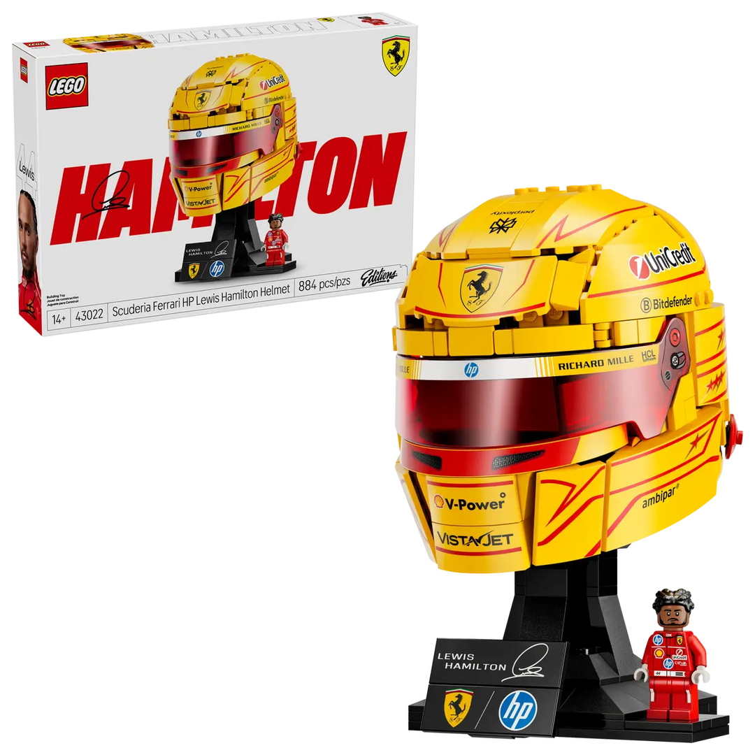 LEGO® Editions Scuderia Ferrari HP Lewis Hamilton Helmet