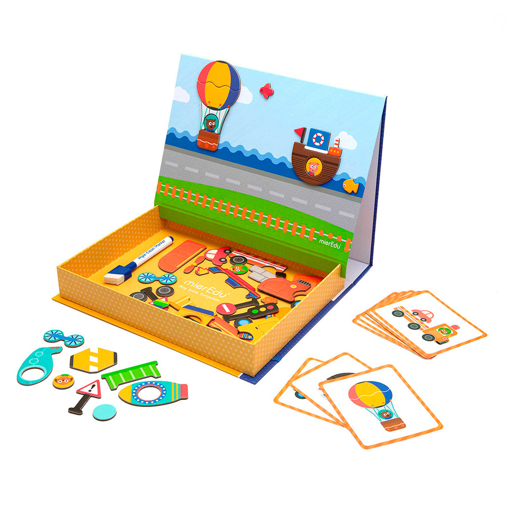 MierEdu - Magnetic Art Case - Vehicles