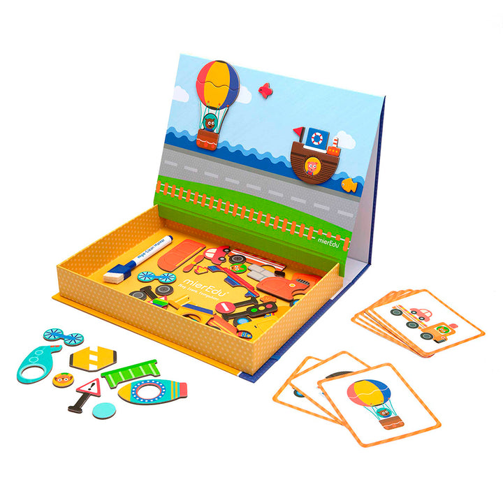 MierEdu - Magnetic Art Case - Vehicles