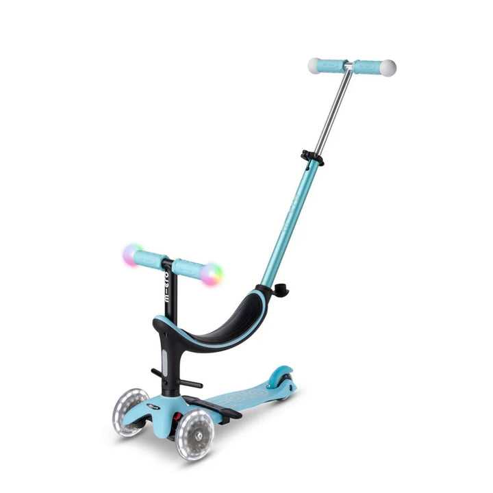 Sky Blue Micro Mini2Grow Deluxe Magic LED Scooter