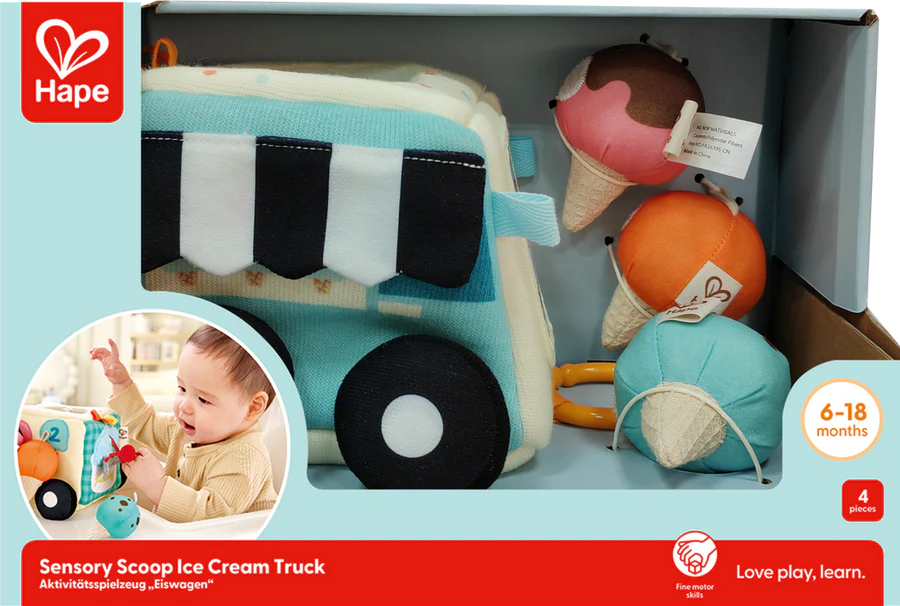 Hape Sensory Scoop Ice Cream Truck