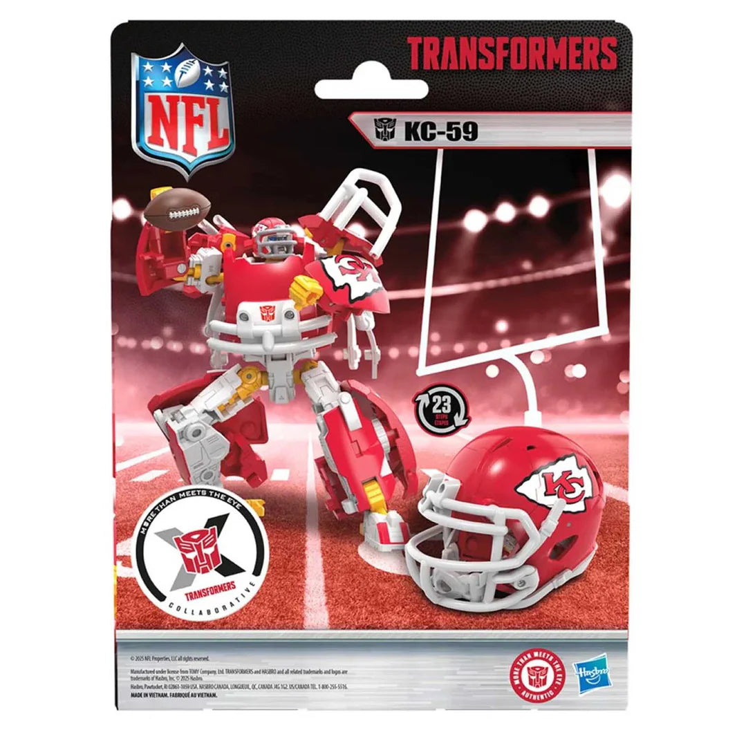 Transformers NFL Kansas City Chiefs KC-59 Action Figure