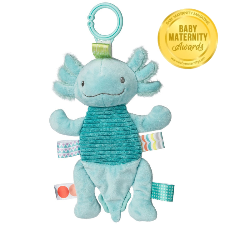 Mary Meyer Taggies Fizzy Axolotl Crinkie – 9″