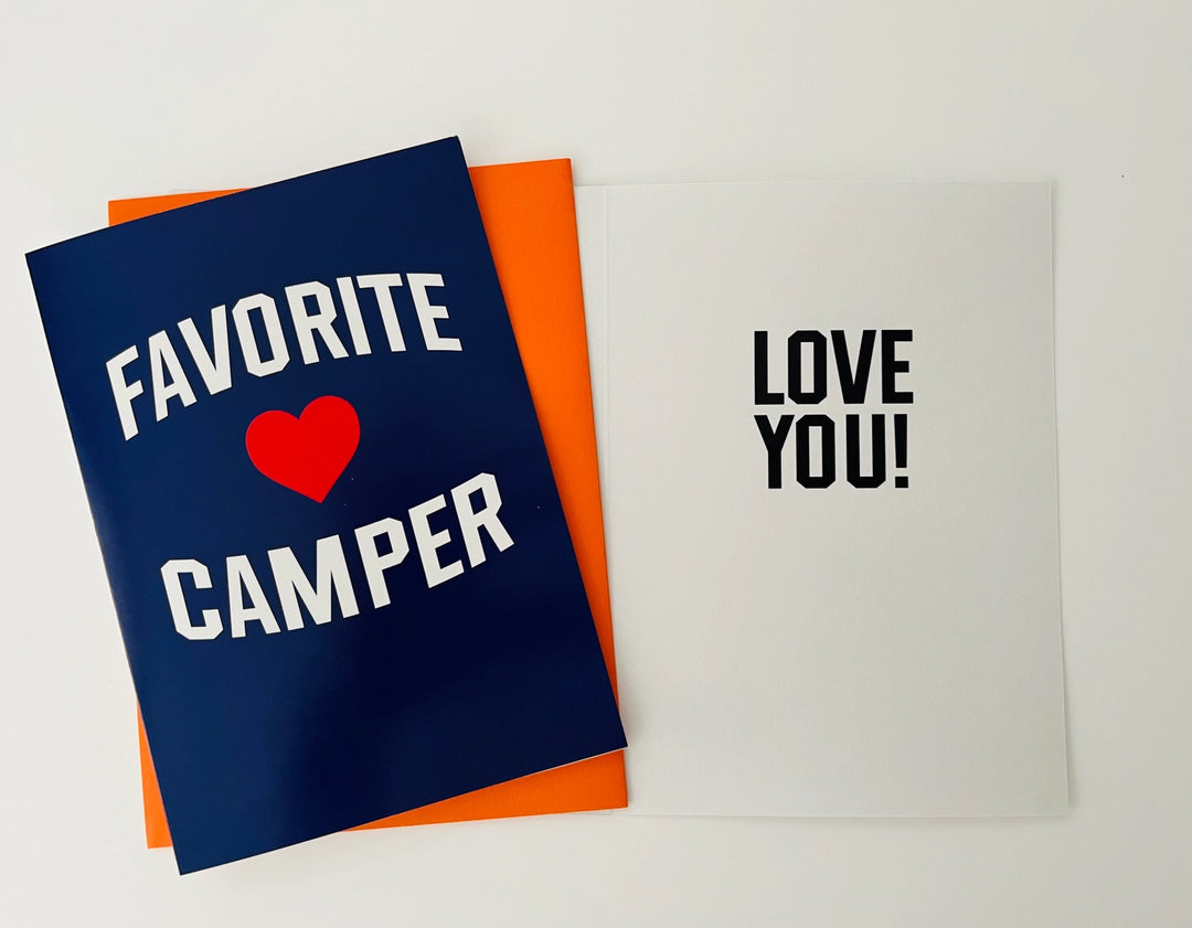 Summer Camp Greeting Card - Favorite Camper
