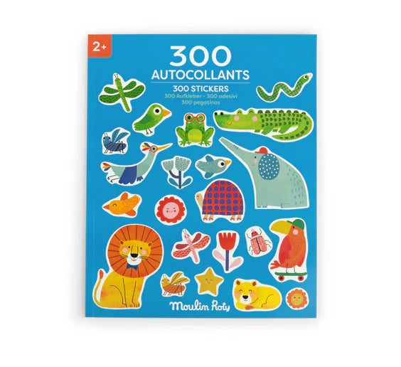 Les Toupitis - Book of 300 Stickers by Moulin Roty