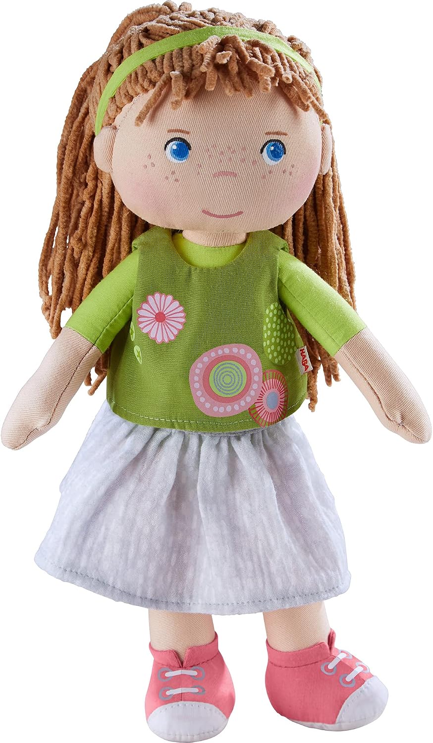 Hedda 12" Soft Doll W Brown Hair &amp; Blue Eyes