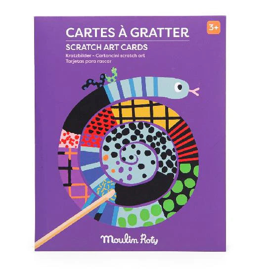 Moulin Roty Les Toupitis - Scratch Art Cards